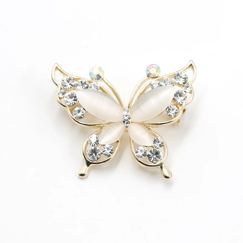 Cateye Stone Pillangó bross aranyozott